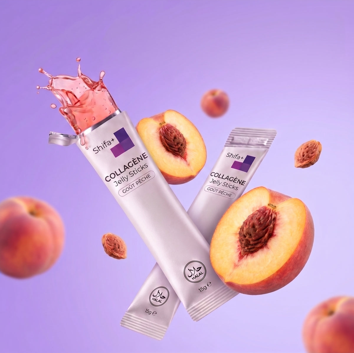 Collagène Jelly Sticks Shifa+ Goût Pêche