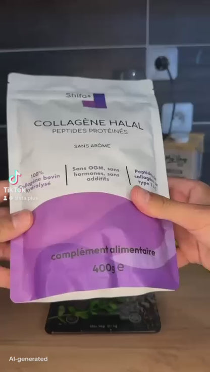 Poudre de collagène halal